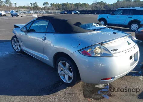 2008 Mitsubishi Eclipse Spyder Gs from USA, damaged, VIN 4A3AL25F68E040003